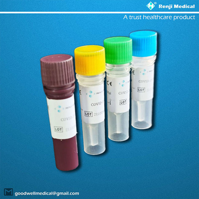 Renji Rt Pcr Test Home Kit Mẫu trước mũi / hầu họng