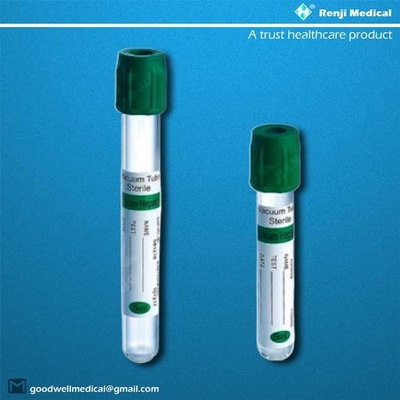 Ống natri Lithium Heparin để lấy máu Phê duyệt MSDS