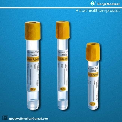Ống lấy máu chân không dùng một lần trong suốt Chứng nhận CE