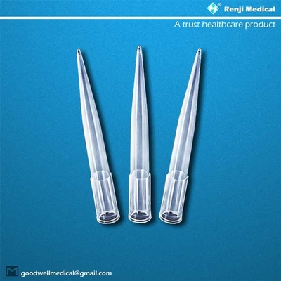 Đầu tip pipet được lọc y tế Renji 1000ul tương thích với Eppendorf