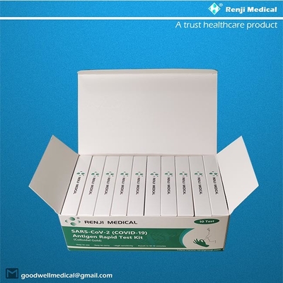 Renji Rapid SARS-COV-2 (COVID 19) Bộ xét nghiệm nhanh kháng nguyên (Vàng keo)