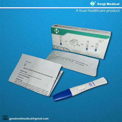 Bộ thử nghiệm Omicron Rapid COVID 19, Thử nghiệm tại nhà tự sinh động bằng vàng keo