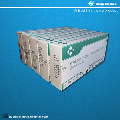 Renji Medical Home Medical Home Rapid Test Kit with Nasal Swab Chứng nhận ISO13485