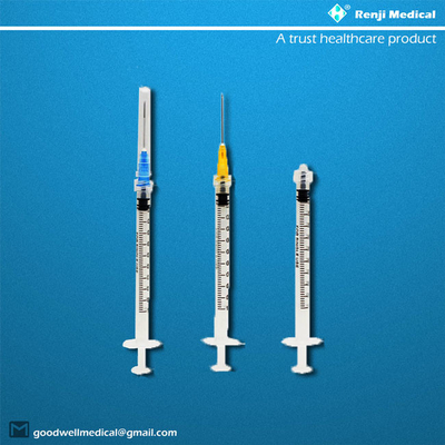 Tiệt trùng Đồ dùng y tế dùng một lần, Loại III Ống tiêm 1ml có kim
