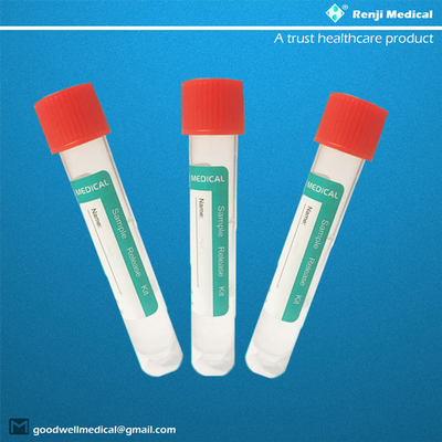 Ống lấy mẫu đã được FDA chấp thuận, Bộ dụng cụ phương tiện vận chuyển virut VTM 3ml