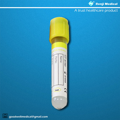 Ống nghiệm máu chân không 5ml 7ml Thời hạn sử dụng 3 năm để chẩn đoán