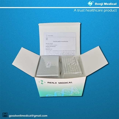 Rửa giải 50–100 µl Bộ dụng cụ chiết xuất Viral Rna Phương pháp hạt từ tính