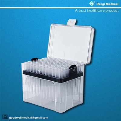 Đầu tip pipet được lọc y tế Renji 1000ul tương thích với Eppendorf