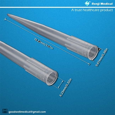 Đầu tip pipet vô trùng Renji Chất liệu Polypropylene Chứng nhận CE