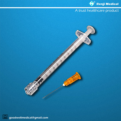 MSDS Vật tư y tế dùng một lần, Ống tiêm khóa Luer 25G 1ml với kim