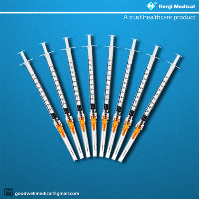 MSDS Vật tư y tế dùng một lần, Ống tiêm khóa Luer 25G 1ml với kim